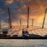 o2, arena, london, greenwich peninsula, o2 arena, greenwich, united kingdom, building, architecture, facade, england, event hall, river, river thames, thames, domed roof, masts, hanging roof, landmark, famous, o2 arena, o2 arena, o2 arena, o2 arena, o2 arena, greenwich