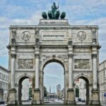 munich, victory gate, germany, building, munich, munich, munich, munich, munich